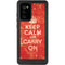 Keep Calm and Carry On Distressed Galaxy Note20 5G Waterproof Case
