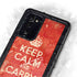 Keep Calm and Carry On Distressed Galaxy Note20 5G Waterproof Case