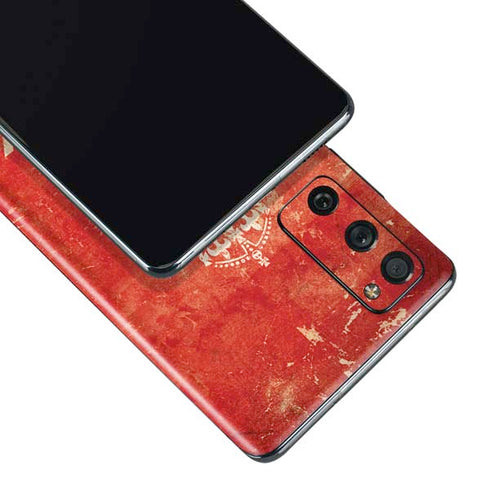 Keep Calm and Carry On Distressed Galaxy S20 Fan Edition Skin