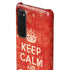 Keep Calm and Carry On Distressed Galaxy S20 Lite Case