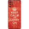 Keep Calm and Carry On Distressed Galaxy S20 Plus Skin