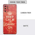 Keep Calm and Carry On Distressed Galaxy S20 Plus Skin