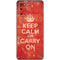 Keep Calm and Carry On Distressed Galaxy S20 Skin