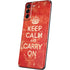Keep Calm and Carry On Distressed Galaxy S21 5G Skin