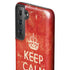 Keep Calm and Carry On Distressed Galaxy S21 Plus 5G Pro Case