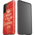 Keep Calm and Carry On Distressed Galaxy S21 Plus 5G Pro Case