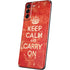 Keep Calm and Carry On Distressed Galaxy S21 Plus 5G Skin