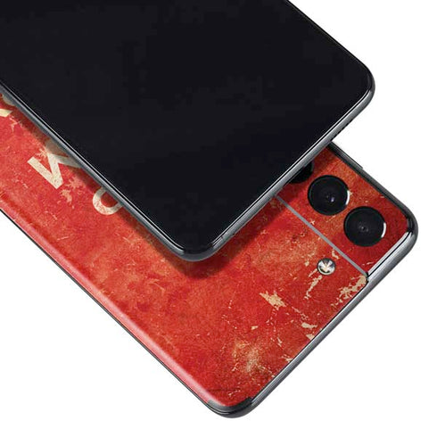 Keep Calm and Carry On Distressed Galaxy S21 Plus 5G Skin