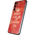 Keep Calm and Carry On Distressed Galaxy S22 Skin