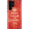 Keep Calm and Carry On Distressed Galaxy S22 Ultra Pro Case