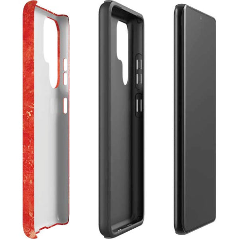 Keep Calm and Carry On Distressed Galaxy S22 Ultra Pro Case