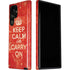 Keep Calm and Carry On Distressed Galaxy S22 Ultra Pro Case