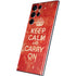 Keep Calm and Carry On Distressed Galaxy S22 Ultra Skin