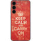 Keep Calm and Carry On Distressed Galaxy S23 Plus Skin