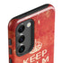 Keep Calm and Carry On Distressed Galaxy S23 Pro Case