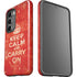 Keep Calm and Carry On Distressed Galaxy S23 Pro Case