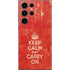 Keep Calm and Carry On Distressed Galaxy S23 Ultra Skin