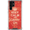 Keep Calm and Carry On Distressed Galaxy S24 Ultra Clear Case