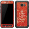 Keep Calm and Carry On Distressed Galaxy S7 Active Skin