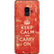 Keep Calm and Carry On Distressed Galaxy S9 Skin