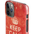 Keep Calm and Carry On Distressed iPhone 11 Pro Lite Case