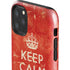 Keep Calm and Carry On Distressed iPhone 11 Pro Max Impact Case