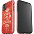 Keep Calm and Carry On Distressed iPhone 11 Pro Max Impact Case