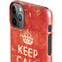Keep Calm and Carry On Distressed iPhone 11 Pro Max Lite Case