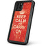Keep Calm and Carry On Distressed iPhone 11 Pro Max Waterproof Case