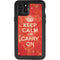 Keep Calm and Carry On Distressed iPhone 11 Pro Waterproof Case