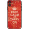 Keep Calm and Carry On Distressed iPhone 11 Skin