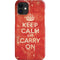 Keep Calm and Carry On Distressed iPhone 12 Mini Lite Case