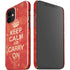 Keep Calm and Carry On Distressed iPhone 12 Mini Lite Case