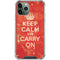 Keep Calm and Carry On Distressed iPhone 12 Pro Clear Case