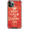 Keep Calm and Carry On Distressed iPhone 12 Pro Max Clear Case