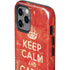 Keep Calm and Carry On Distressed iPhone 12 Pro Max Impact Case