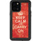 Keep Calm and Carry On Distressed iPhone 12 Pro Max Waterproof Case