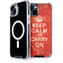 Keep Calm and Carry On Distressed iPhone 13 MagSafe Case