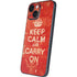Keep Calm and Carry On Distressed iPhone 13 Mini Skin