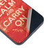 Keep Calm and Carry On Distressed iPhone 13 Mini Skin