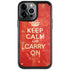 Keep Calm and Carry On Distressed iPhone 13 Pro Cargo Case