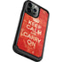 Keep Calm and Carry On Distressed iPhone 13 Pro Cargo Case