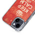 Keep Calm and Carry On Distressed iPhone 14 Plus MagSafe Case