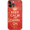Keep Calm and Carry On Distressed iPhone 14 Pro Max Skin