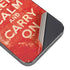 Keep Calm and Carry On Distressed iPhone 14 Pro Max Skin