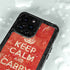 Keep Calm and Carry On Distressed iPhone 14 Pro Max Waterproof Case