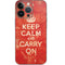 Keep Calm and Carry On Distressed iPhone 14 Pro Skin