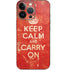 Keep Calm and Carry On Distressed iPhone 14 Pro Skin