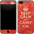 Keep Calm and Carry On Distressed iPhone 7 Plus Skin