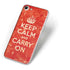 Keep Calm and Carry On Distressed iPhone 7 Skin